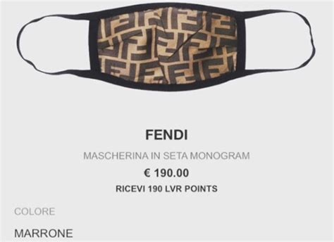 mascherina viso fendi|Fendi .